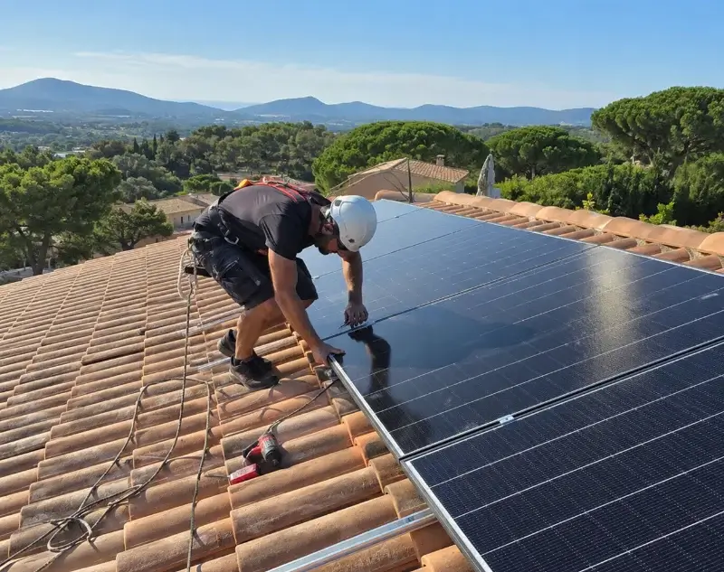 Installateur panneaux solaires Néoules — pose photovoltaïque sur toiture
