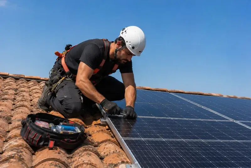 Maintenance et monitoring de panneaux solaires à Néoules