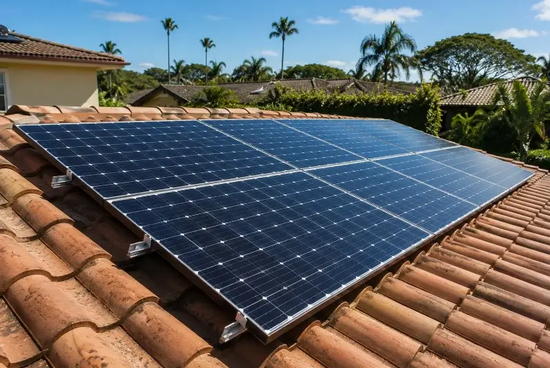 Installation de panneaux solaires à Néoules